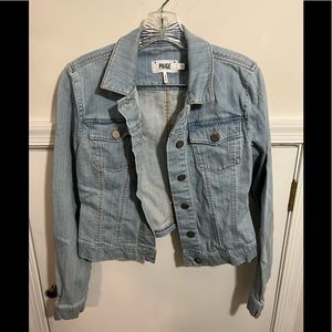 PAIGE cropped denim jacket